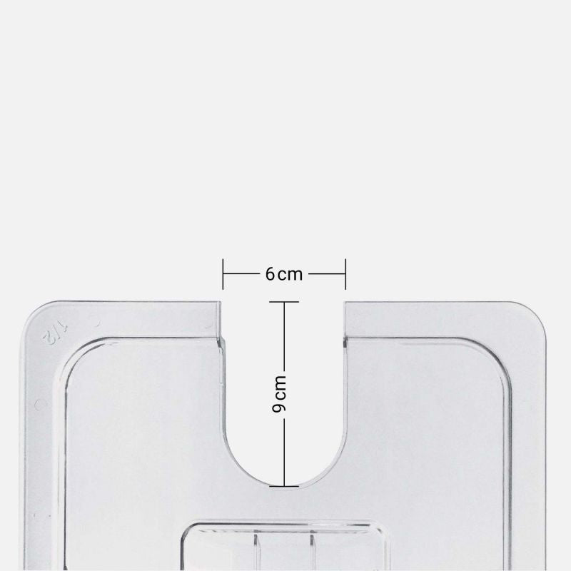 Sous vide tartály fedél kivágása – 6×9 cm-es nyílás a merülő rúd számára

