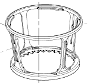 Kuvings AUTO10S [FRAME SCRAPER(M24/M25 CCC1~2-TYPE)(frame only) 4000-30051] SKU: 40283