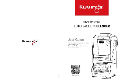 Kuvings CB1000 MANUAL(English)-11EN221007D (7000-15000D) 40240