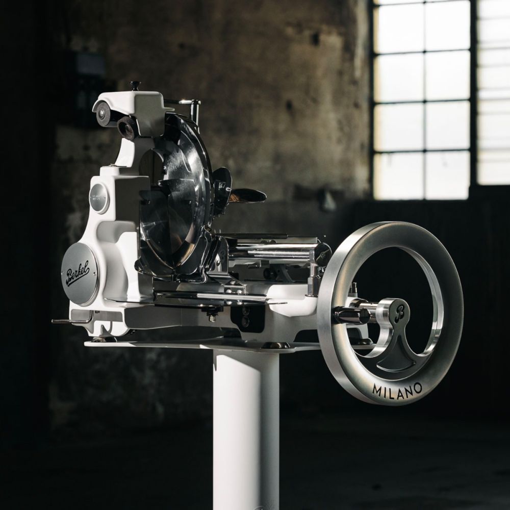 Berkel Flywheel B114X Modern White szeletelőgép állvánnyal (Limitált kiadás)