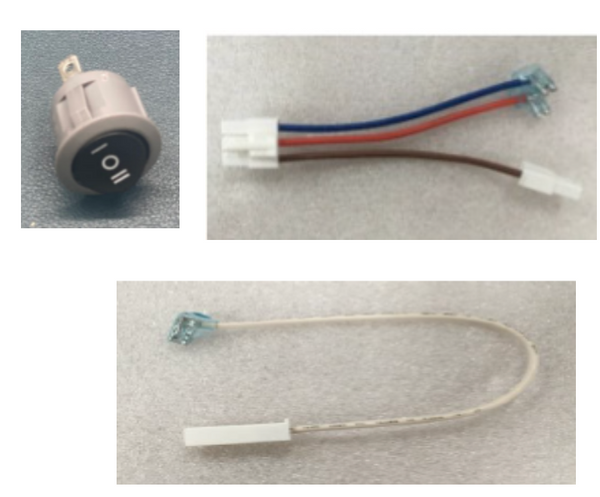 NS120/B6000/B8200/EVO820/AUTO6 [M1/M6/M12 Power Switch with Cable Assy] SKU: 39733