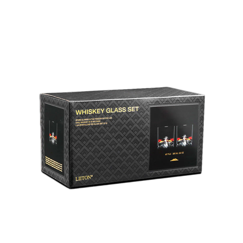 Liiton Fuji 2db-os Whiskey-s Pohár Szett