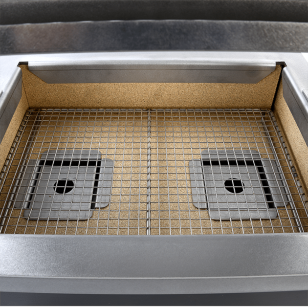 Bertha Parrilla Grill – prémium rozsdamentes faszenes grill jobb oldali emelőkarral

