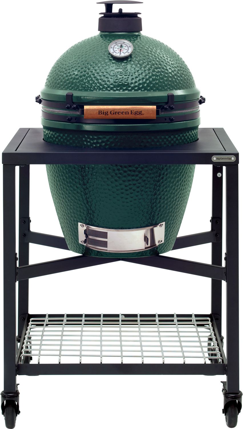 big green egg moduláris kültéri asztalrendszer alapkeret grillezővel fekete színben

