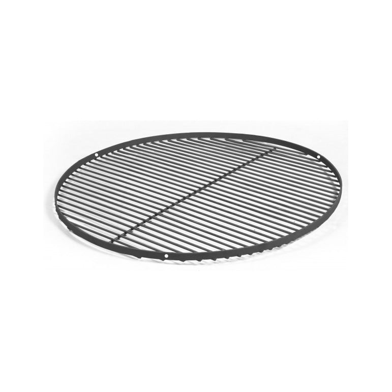 Porfestett acél kör grillrács 50–80 cm átmérőben, láncos felfüggesztéshez