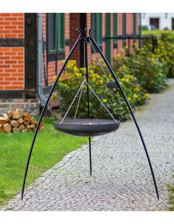 Haromlabu wok allvany lancos fuggesztessel, stabil allas egyenetlen talajon is