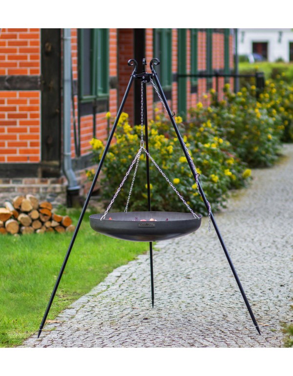 Haromlabu wok allvany lancos fuggesztessel, stabil allas egyenetlen talajon is