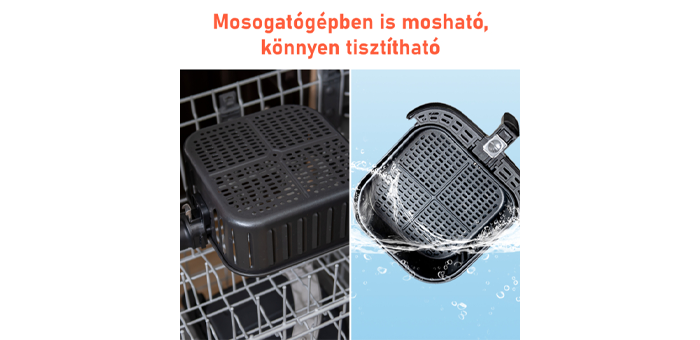 Cosori Premium Forrólevegős Sütő Fehér 5,5L