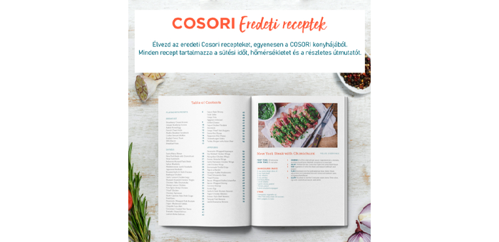 Cosori Premium Forrólevegős Sütő Fehér 5,5L