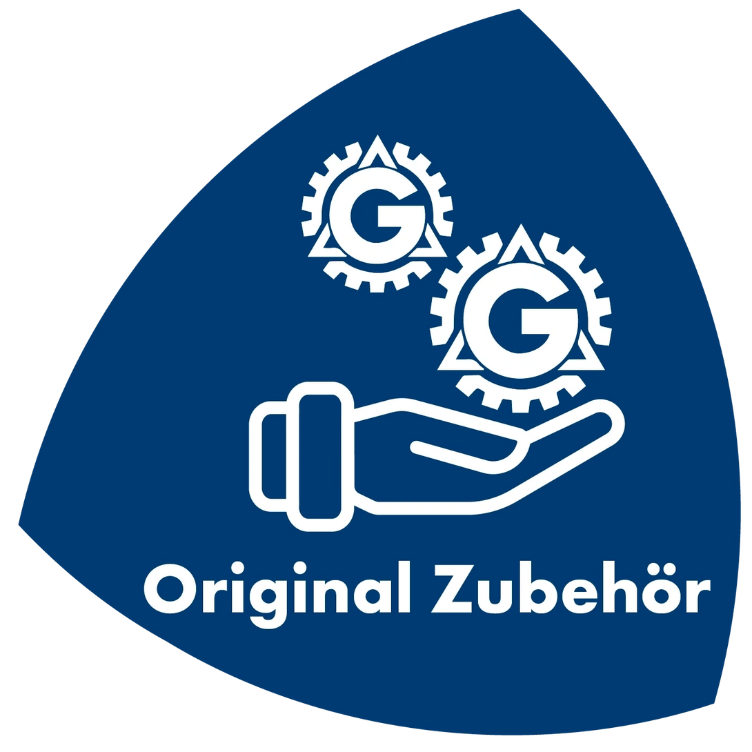 GRAEF Original Zubehör jeloles – eredeti tartozek piktogram kek hatteren