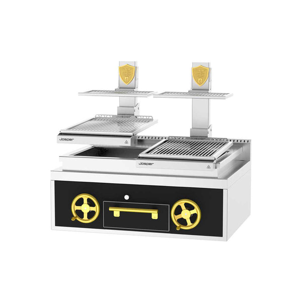 Josper PVJ-50-2-1-CT Dvojitý gril na drevené uhlie Basque 50 cm