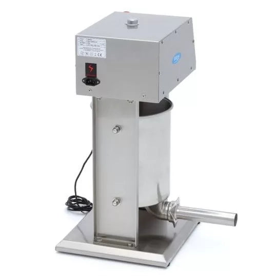 Automata, függőleges kolbásztöltő 10 L, digitális vezérléssel, oldalnezet kivezető csővel