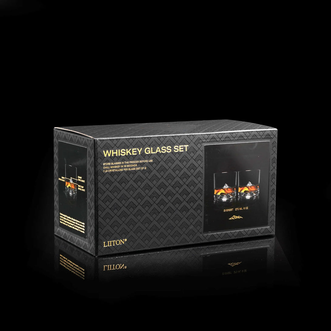 Liiton Everest 2db-os Whiskey-s Pohár Szett