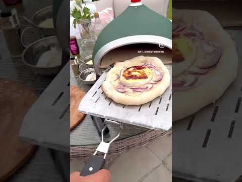 DeliVita Diavolo gáztüzelésű pizzakemence - zöld