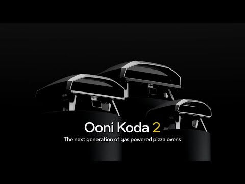 Ooni Koda 2 termékcsalád bemutatóvideó borítója, 3 Koda 2 pizzakemencével.

