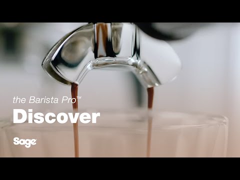 Sage The Barista Pro™ kávéfőző fekete SES878BTR videó