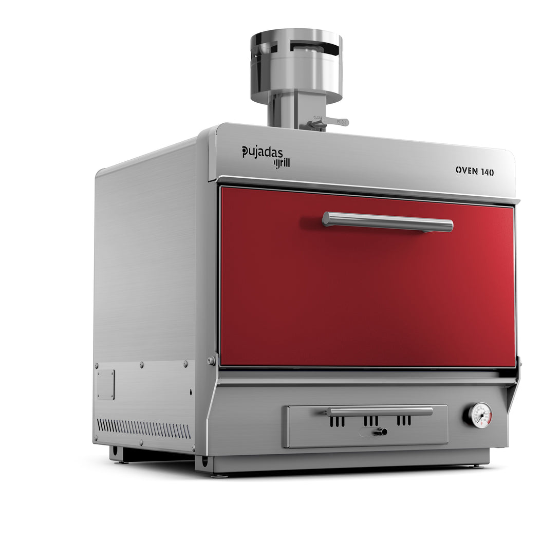 Pujadas Grill Countertop – faszenes, pultos sütő éttermeknek 140 főre - mélypiros
