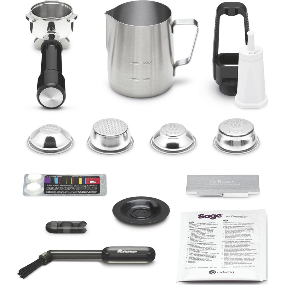 Sage The Barista Pro™ kávéfőző fekete SES878BTR videó kiegészítők